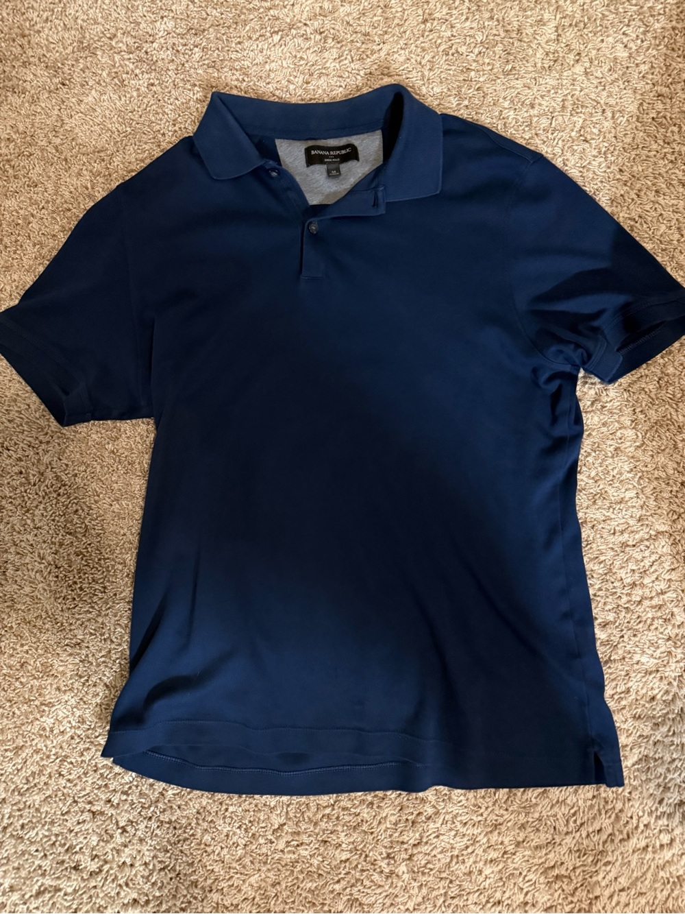 Banana Republic Men's Navy Polo Shirt